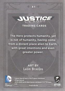 2016 Cryptozoic DC Comics: Justice League - Madame Xanadu Tarot Cards #X1 The Hero Back