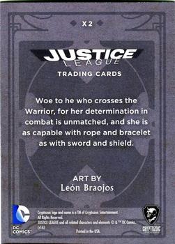 2016 Cryptozoic DC Comics: Justice League - Madame Xanadu Tarot Cards #X2 The Warrior Back