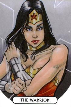 2016 Cryptozoic DC Comics: Justice League - Madame Xanadu Tarot Cards #X2 The Warrior Front