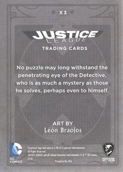 2016 Cryptozoic DC Comics: Justice League - Madame Xanadu Tarot Cards #X3 The Detective Back