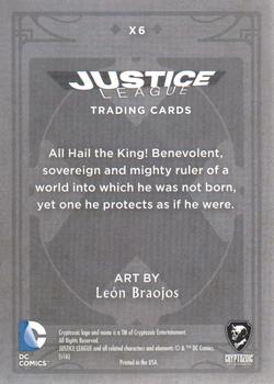 2016 Cryptozoic DC Comics: Justice League - Madame Xanadu Tarot Cards #X6 The King Back