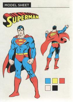 2016 Cryptozoic DC Comics: Justice League - Model Sheets #MS1 Superman Front