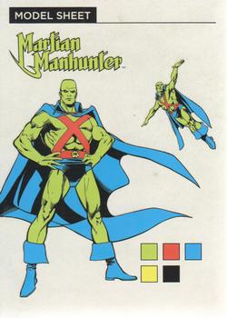 2016 Cryptozoic DC Comics: Justice League - Model Sheets #MS8 Martian Manhunter Front