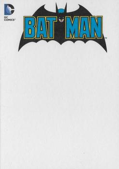 2016 Cryptozoic DC Comics: Justice League - Blank Cover Box Toppers #BT2 Batman Front