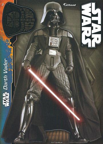 2014 Fathead Tradeables Star Wars #2 Darth Vader Front