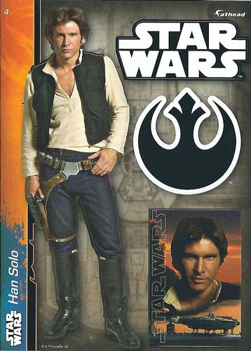 2014 Fathead Tradeables Star Wars #4 Han Solo Front