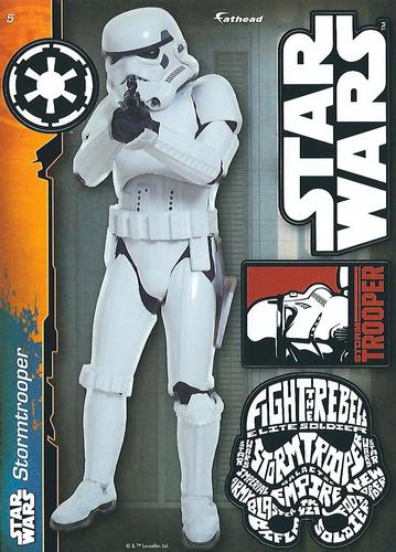 2014 Fathead Tradeables Star Wars #5 Stormtrooper Front