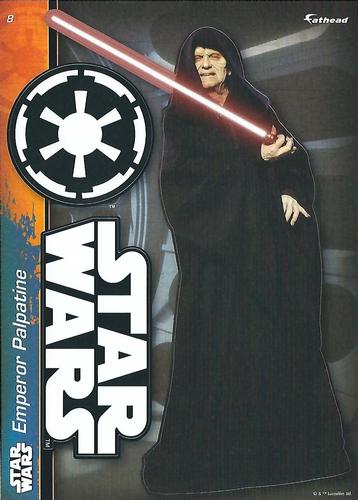 2014 Fathead Tradeables Star Wars #8 Emperor Palpatine Front