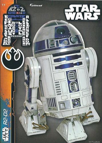 2014 Fathead Tradeables Star Wars #11 R2-D2 Front