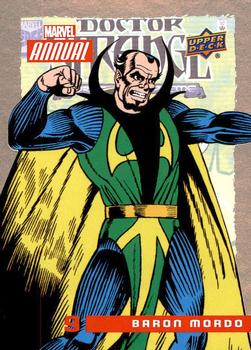 2016 Upper Deck Marvel Annual #9 Baron Mordo Front