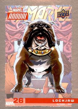 2016 Upper Deck Marvel Annual #26 Lockjaw Front