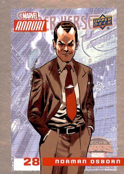 2016 Upper Deck Marvel Annual #28 Norman Osborn Front