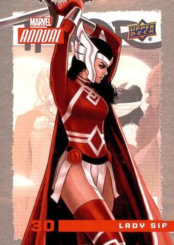 2016 Upper Deck Marvel Annual #30 Lady Sif Front