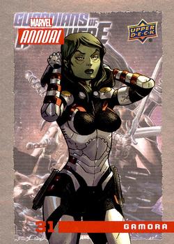 2016 Upper Deck Marvel Annual #31 Gamora Front
