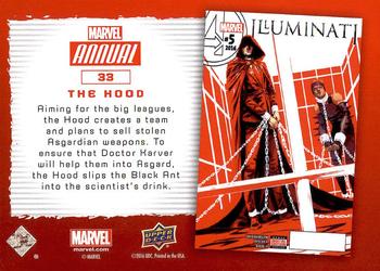 2016 Upper Deck Marvel Annual #33 The Hood Back