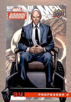 2016 Upper Deck Marvel Annual #34 Professor X Front