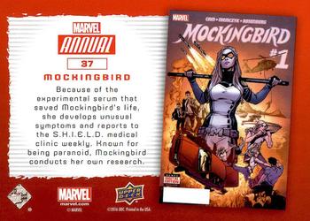 2016 Upper Deck Marvel Annual #37 Mockingbird Back