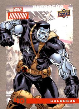 2016 Upper Deck Marvel Annual #40 Colossus Front