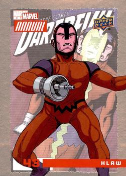 2016 Upper Deck Marvel Annual #43 Klaw Front
