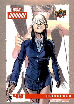 2016 Upper Deck Marvel Annual #48 Blindfold Front