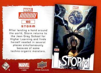 2016 Upper Deck Marvel Annual #60 Storm Back