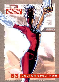 2016 Upper Deck Marvel Annual #83 Doctor Spectrum Front