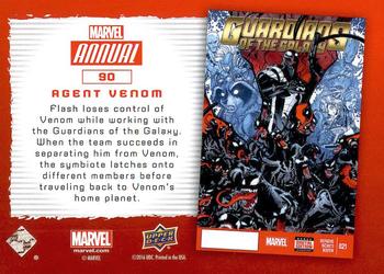 2016 Upper Deck Marvel Annual #90 Agent Venom Back