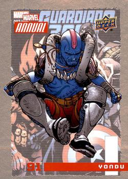 2016 Upper Deck Marvel Annual #91 Yondu Front