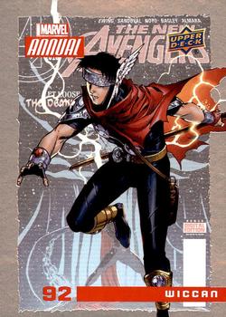 2016 Upper Deck Marvel Annual #92 Wiccan Front