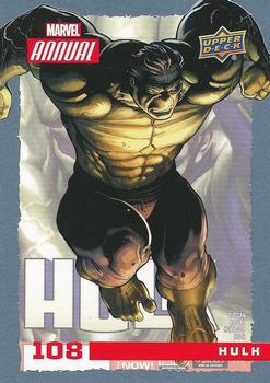 2016 Upper Deck Marvel Annual #108 Hulk Front
