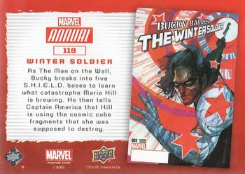 2016 Upper Deck Marvel Annual #119 Winter Soldier Back