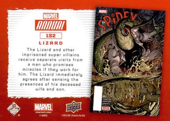 2016 Upper Deck Marvel Annual #132 Lizard Back