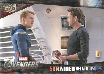 2016 Upper Deck Captain America Civil War - Strained Relationships #SR-4 Avengers Front