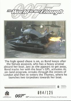 2016 Rittenhouse James Bond 007 Classics - Gold #8 The high speed chase is on Back