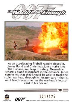 2016 Rittenhouse James Bond 007 Classics - Gold #39 As an accelerating fireball Back