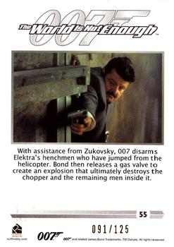 2016 Rittenhouse James Bond 007 Classics - Gold #55 With assistance from Zukovsky, Back