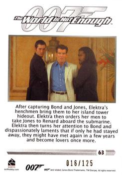 2016 Rittenhouse James Bond 007 Classics - Gold #63 After capturing Bond and Jones, Back