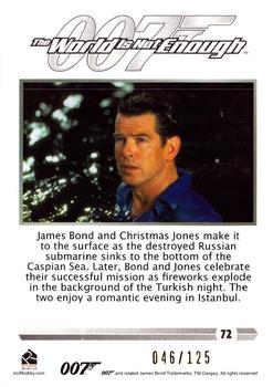 2016 Rittenhouse James Bond 007 Classics - Gold #72 James Bond and Christmas Jones Back