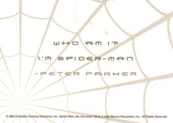 2002 Marvel Spider-Man #NNO Spider-Man (on bridge) Back