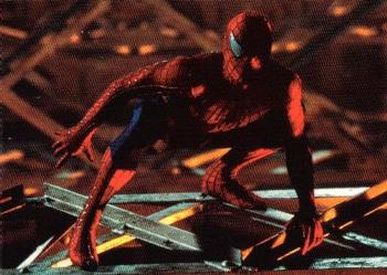 2002 Marvel Spider-Man #NNO Spider-Man (on bridge) Front