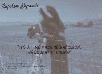 2005 NECA Napoleon Dynamite Flippin' Sweet #NNO Time Travel (front) Back