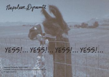 2005 NECA Napoleon Dynamite Flippin' Sweet #NNO Yess!...Yess!...Yess!...Yess! (back) Back