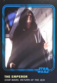 2016 Topps Star Wars Card Trader - Blue #7 The Emperor Front