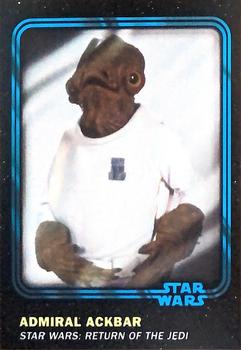 2016 Topps Star Wars Card Trader - Blue #14 Admiral Ackbar Front