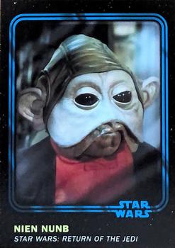 2016 Topps Star Wars Card Trader - Blue #15 Nien Nunb Front