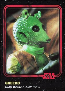 2016 Topps Star Wars Card Trader - Red #21 Greedo Front