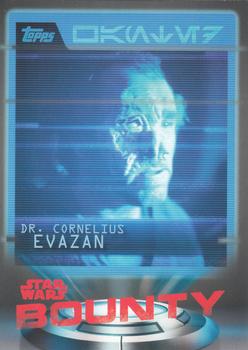 2016 Topps Star Wars Card Trader - Bounty #B-9 Dr. Cornelius Evazan Front