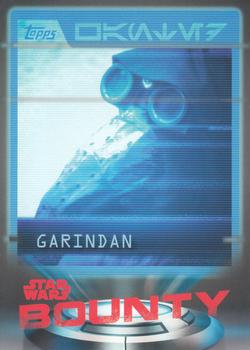 2016 Topps Star Wars Card Trader - Bounty #B-10 Garindan Front