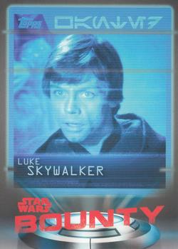 2016 Topps Star Wars Card Trader - Bounty #B-16 Luke Skywalker Front