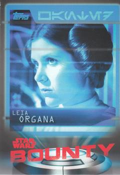2016 Topps Star Wars Card Trader - Bounty #B-19 Leia Organa Front